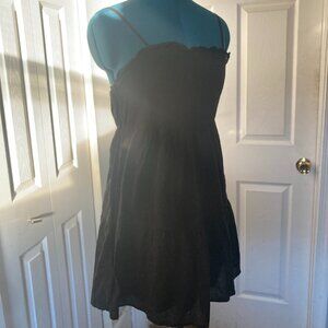 Black cotton sundress